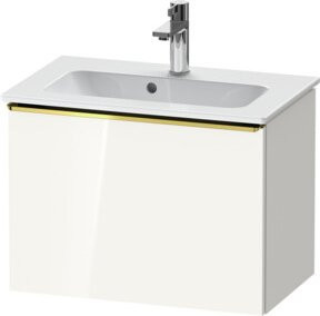 Duravit Waschtischunterschrank D-Neo Compact, weiß glänzend, wandhängend, B/T/H: 61 x 37,2 x 44 cm - Bild 1