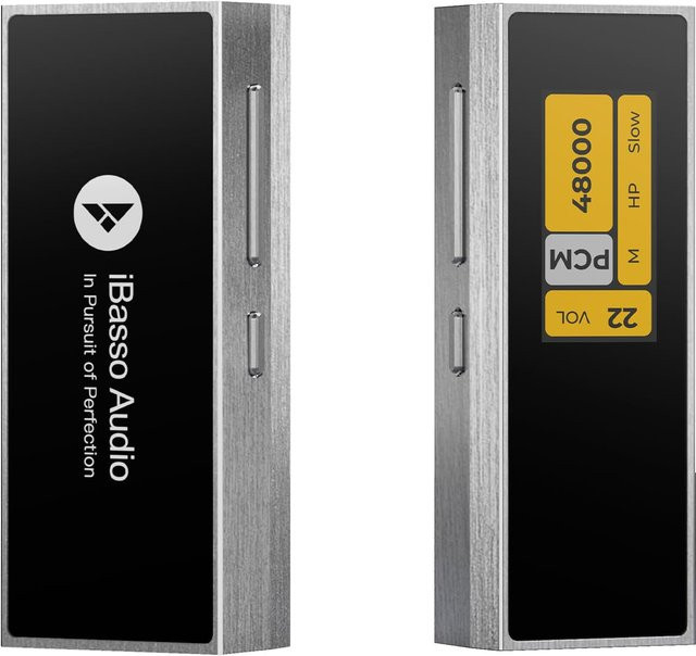 iBasso Audio DC04U Tragbarer USB-DAC in Silber mit CS43198 x 2, Symmetrisch, DSD512 Kompatibel und PEQ Unterstützung - Bild 1