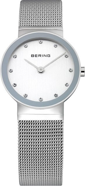 Bering Damenuhr, Analoguhr, Quarz, Edelstahl, Silber, Saphirglas, 24 mm - Bild 1