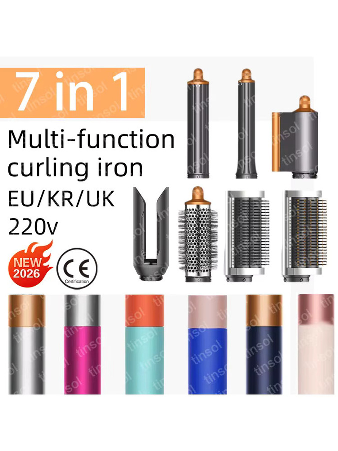 TINSOL 7-in-1 Multifunktions-Haartrockner & Styling-Tool, 1300W - Bild 4