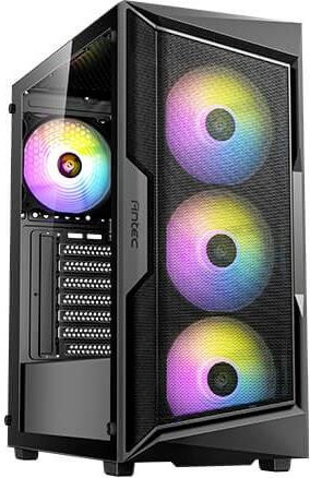 Antec AX61 Elite Midi-Tower Gaming PC-Gehäuse Schwarz mit gehärtetem Glas-Seitenteil - Bild 1