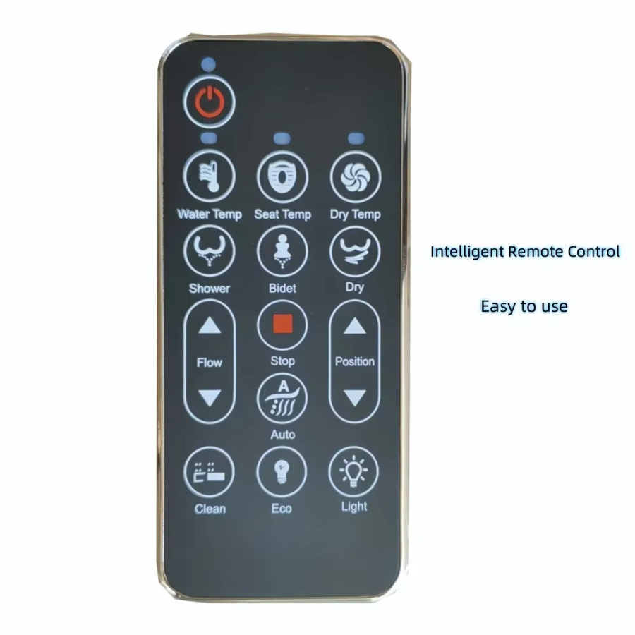 Intelligenter Bidet-Toilettensitz von WEllBlue in Weiß mit Fernbedienung, beheiztem Sitz, Warmlufttrockner und einstellbaren Funktionen für Wasser, Wind und Temperatur - Bild 4