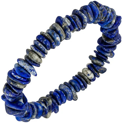 Colfem Armband Lapislazuli, blau, 19 cm, Unisex - Bild 1