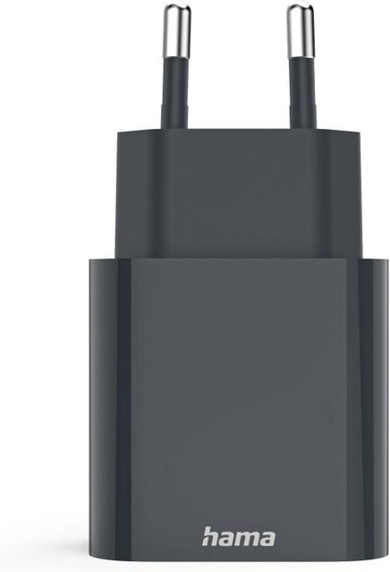 Hama USB-C Schnellladegerät mit PD 20 W in Anthrazit - Bild 1