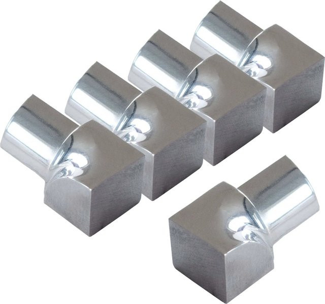 Dalsys Inneneck Fliesenschiene Viertelkreis aus Edelstahl poliert in Silber, B: 5 mm, H: 8 mm - Bild 1