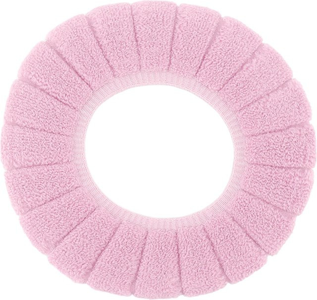 CosyHome Toilettensitzbezug in Rosa, weich und rutschfest, waschbar - Bild 1