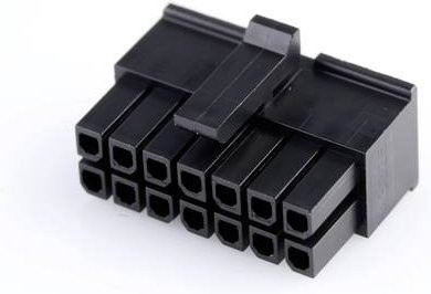 Molex Buchsengehäuse-Kabel in Schwarz mit 14 Polen aus Kunststoff - Bild 1