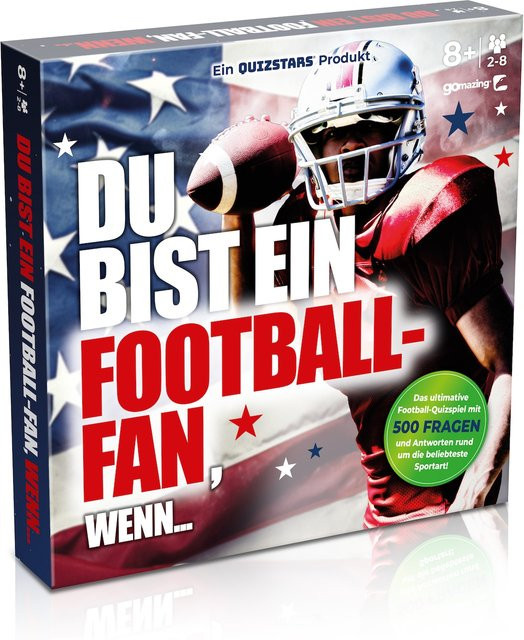 Gomazing NFL Quizspiel Du bist ein Football-Fan, wenn, 2–8 Spieler, ab 8 Jahren - Bild 1