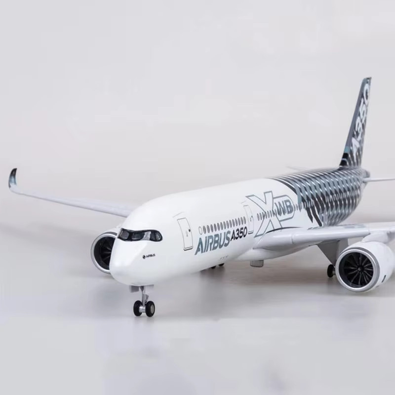 ZOCO Flugzeugmodell-Prototyp Airlines A350 XWB, Druckguss-Flugzeug, mit Rädern und Lichtern - Bild 2