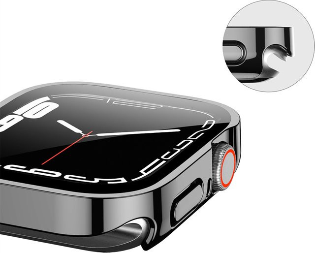 Apple Displayschutzfolie Glas, Apple Watch 10–11, gerade Kante - Bild 1