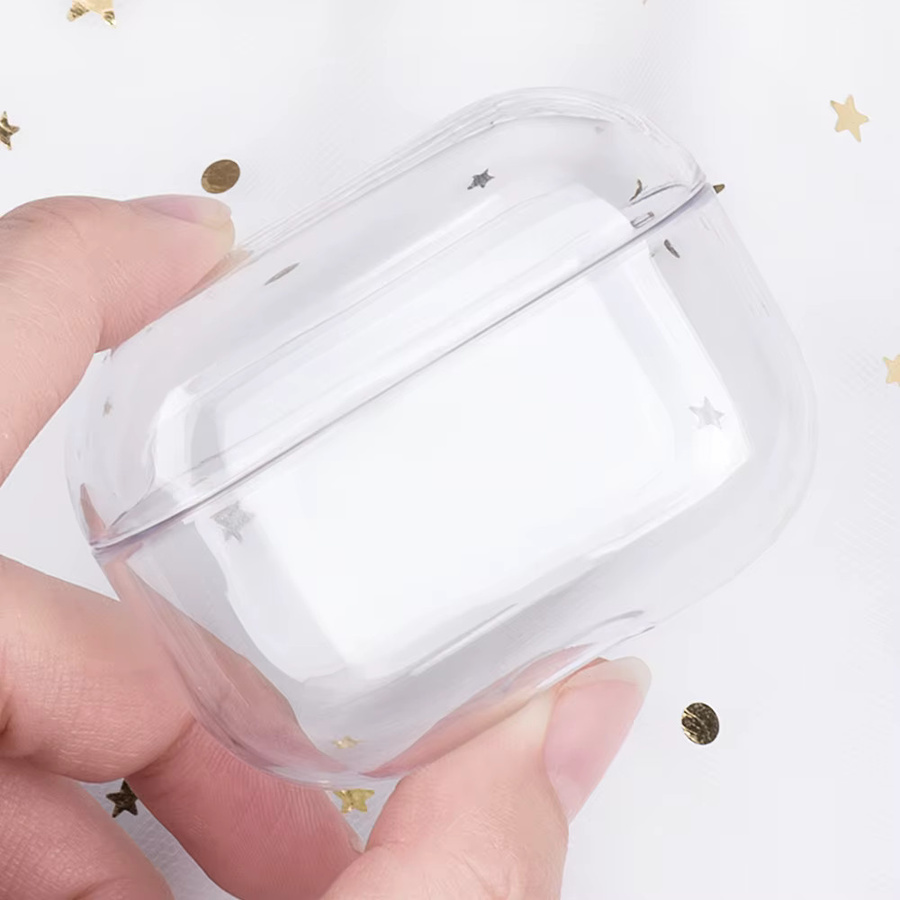 Transparente Acryl-Schutzhülle für Apple AirPods Pro 2 und AirPods 3 aus klarem PC-Material - Bild 2