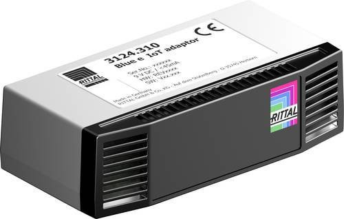 Rittal SK 3124.310 Adapter 24 V/DC, grau, B: 80 mm, H: 30 mm - Bild 1