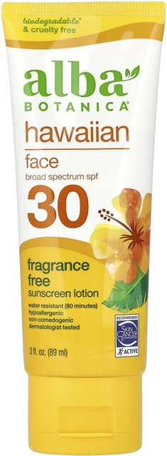 Alba Botanica Sonnenschutz Gesicht, LSF 30, 85 ml - Bild 1