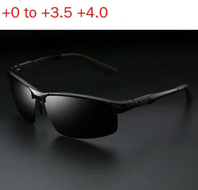 NX 0 Lese-Sonnenbrille, Unisex, Vollrand, rechteckig, Aluminium, schwarz - Bild 1