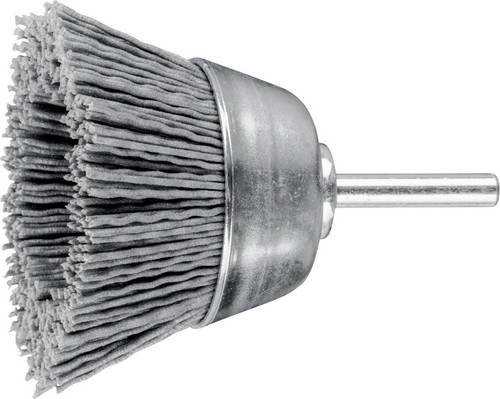 PFERD TOOLS Topfbürste TBU ungezopft SiC-Filament in Grau, Durchmesser: 60 mm, Schaft-Durchmesser: 6 mm, Korn 180 - Bild 1