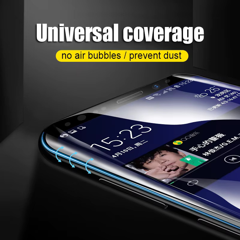 3 Stück Samsung Hydrogel Displayschutzfolie für Galaxy S23 Ultra, S22 Ultra, S21 FE, S20 Plus, S20 Ultra, S10E, S8, S21, S20E in Transparent - Bild 5