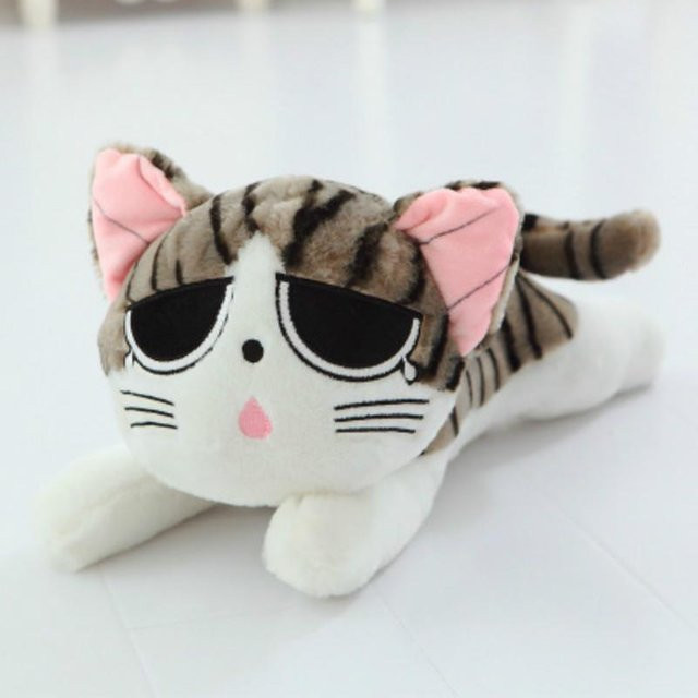 Global Toy Chi's Katze Käsekatze Stofftierpuppe, 20 cm, 1-teiliges Set - Bild 1
