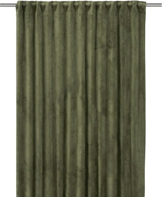Svanefors Vorhang Estelle Samt Verdunkelung Grün 2er Pack Höhe: 280 cm, Breite: 135 cm - Bild 1