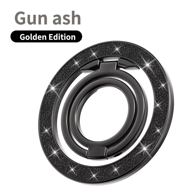 QGhappy Doppelseitiger magnetischer Telefonringhalter für MagSafe und Android, Gelb - Bild 4