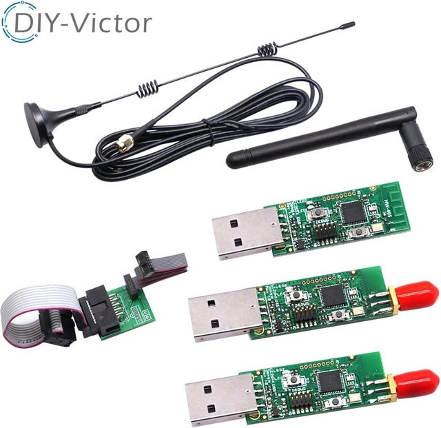 Wireless Zigbee CC2540 CC2531 Sniffer Paket Analysator Modul mit USB Schnittstelle in Grün - Bild 1