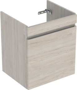 Geberit Waschtischunterschrank Renova Plan in Nussbeige, B/T/H: 58,5 x 44,6 x 60,6 cm - Bild 1