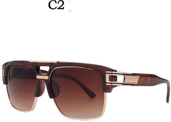 MY OWN STYLE Sonnenbrille, Vollrand, Quadrat, Unisex, braun, verspiegelt - Bild 1