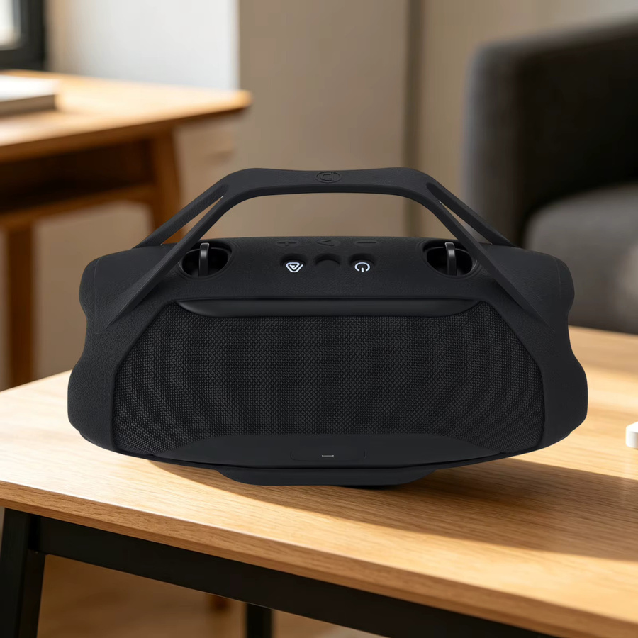 Silikon-Lautsprecherabdeckung für JBL Xtreme 5 in Schwarz, kratzfester Schutzrahmen für Camping und Outdoor-Aktivitäten - Bild 1