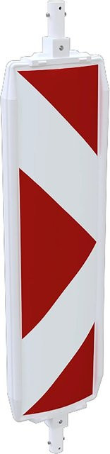 Schake Bast-Bake Nox RA2/C Doppelseitige Wegweiser Weiß Rot aus Kunststoff - Bild 1