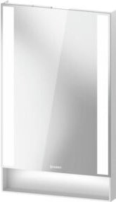 Duravit Lichtspiegel Qatego LED-Wandspiegel mit Dimmer und Touch-Schalter, weiß matt, B/H/T: 45 x 75 x 6,5 cm - Bild 1