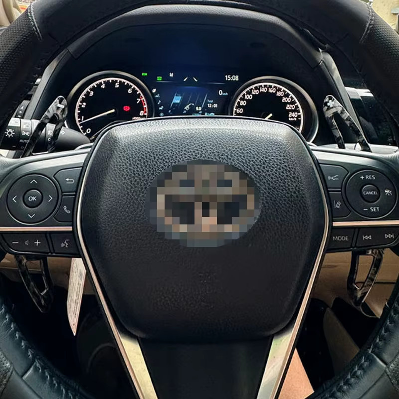 AULIGUS Lenkrad Shift Paddle Shifter Verlängerung für Toyota Camry Corolla RAV4 Avalon, Schwarz - Bild 3