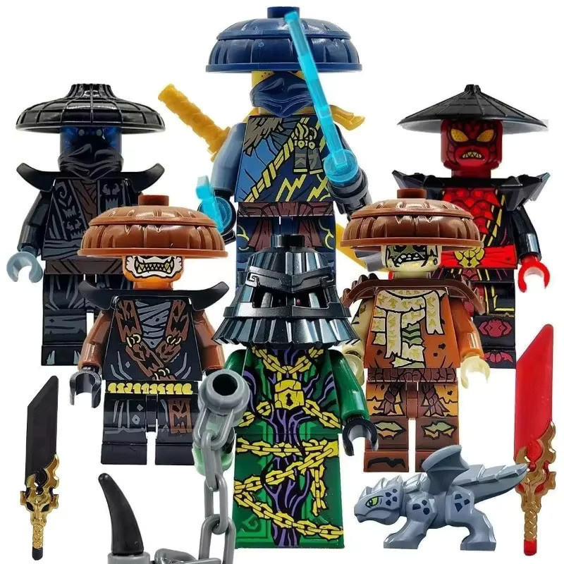LEGO Ninjago Ninja Phantom Bösewicht Mini-Humanoide Puppe, Einzelfigur - Bild 2