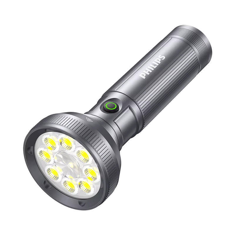 Philips SFL6252 Taschenlampe aus Aluminiumlegierung mit 9 Lampenperlen, USB wiederaufladbare Campingleuchte für Outdoor und Wandern - Bild 7