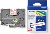 Brother TZe-232 Schriftbandkassette für P-touch, Farbe: Weiß mit roter Schrift, Breite: 12 mm, Länge: 8 m - Bild 3