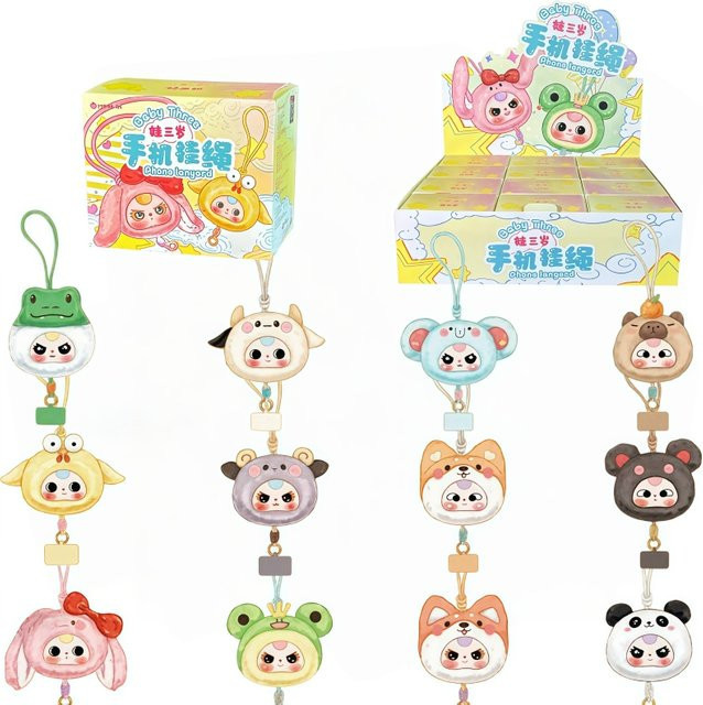 Baby Three Handyband-Serie Blindbox, Weiche Plüsch Niedliche Puppe, Bunt / Mehrfarbig - Bild 1