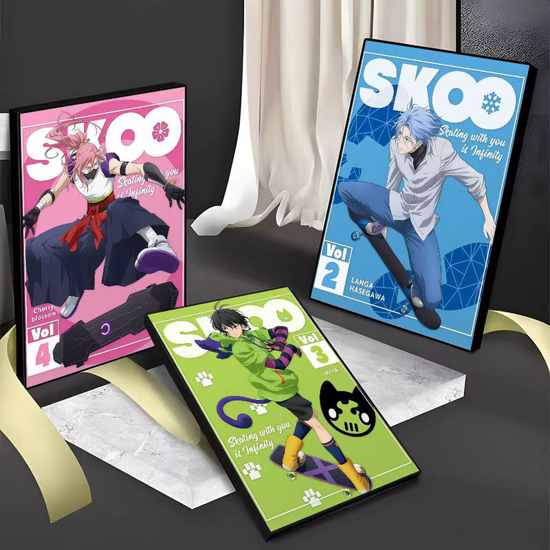 Anime Cool Boy S-Sk8 The Infinity Wandposter, selbstklebend, mehrfarbig, Papier, Rechteckig, Breite: 20 cm, Höhe: 15 cm - Bild 5
