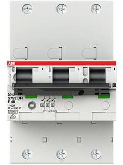 ABB S753DR-E40 2CDH783001R0402 Leitungsschutzschalter 40A 400V in Weiß - Bild 1