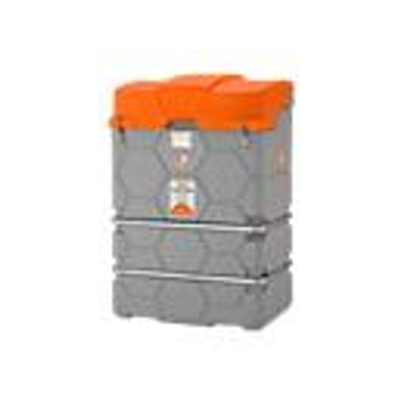 CEMO CUBE Altöltank Komplettanlage grau, 1000 l, B: 1200 cm, T: 80 cm, H: 180 cm - Bild 4