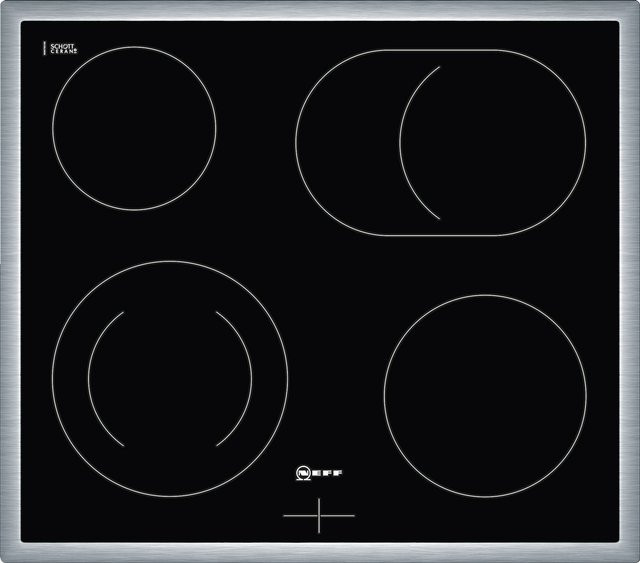 Neff Cerankochfeld M13R42N2, elektrisch, schwarz/silber - Bild 1