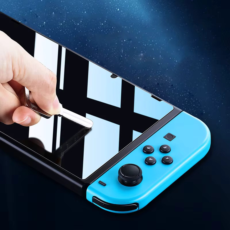 Mattes gehärtetes Glas für Nintendo Switch NS Lite als Anti-Blau Bildschirmschutz in Transparent - Bild 4