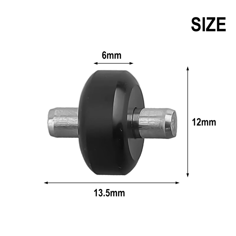 2 Stück Ersatzräder für Tineco Floor 3 S3 Breeze in Schwarz - Bild 2