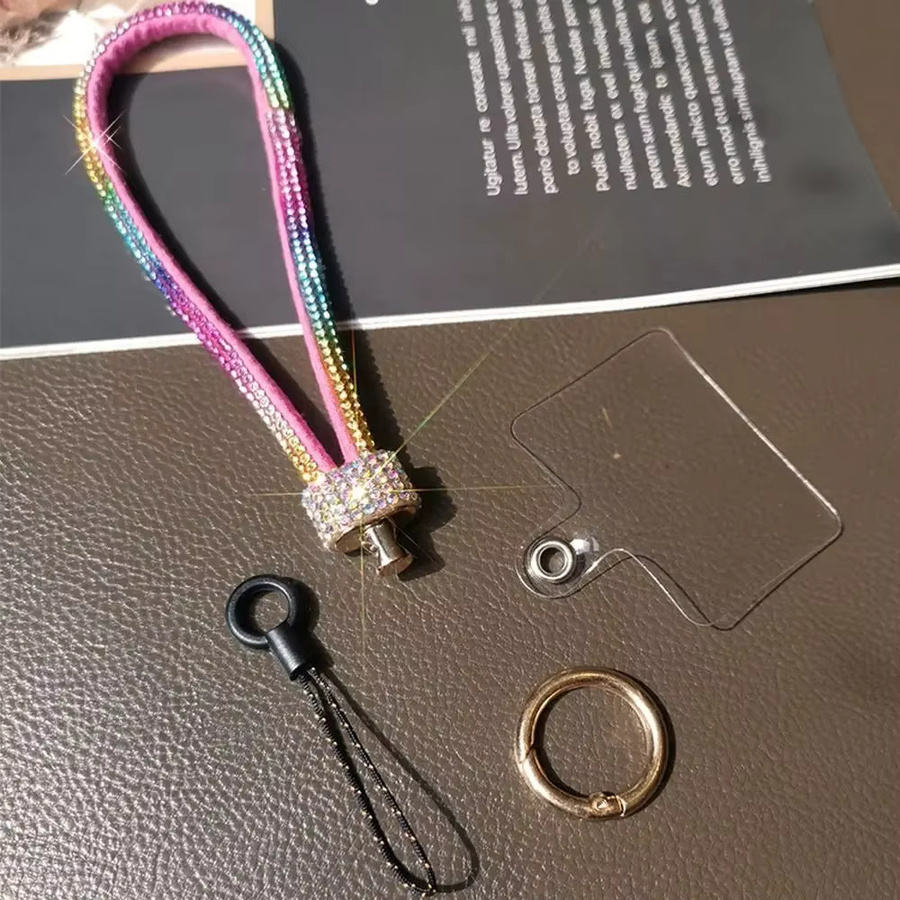 YTDMEN Handy-Lanyard, Kristall-Handgelenkband, Strass, Unisex - Bild 4