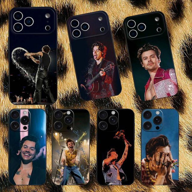 H-HaRRy Music Styles Soft Cover Handyhülle für iPhone (verschiedene Modelle), Schwarz - Bild 1