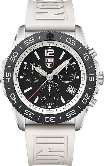 Luminox Chronograph Taucheruhr, Quarz, Edelstahl, 44 mm, Herren, Schwarz - Bild 1