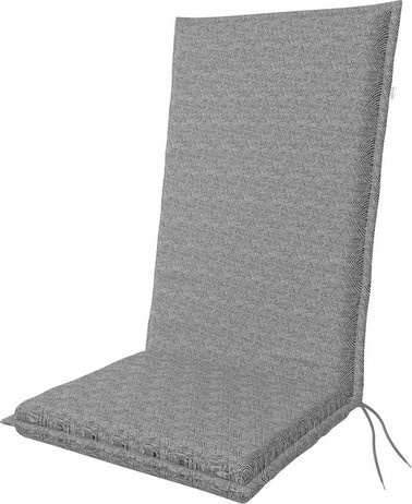 DOPPLER Auflage Art in Anthrazit und Schwarz, B/H/L: 48 x 6 x 119 cm - Bild 1