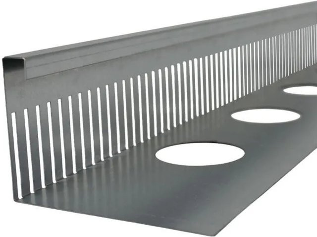 Kantfuchs24 Kiesfangleiste aus MAGNELIS Stahl in Beige, Höhe: 120 mm, Länge: 2,5 m - Bild 1