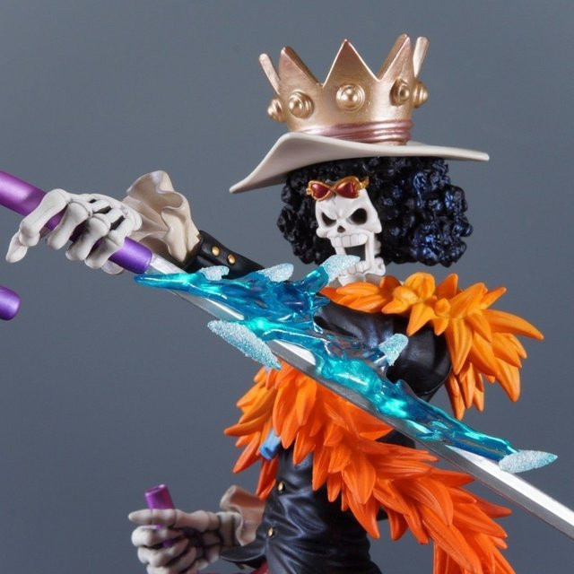 Bandai One Piece Anime Figur Brook Actionfigur aus PVC, Multicolor, Höhe: 33 cm - Bild 1