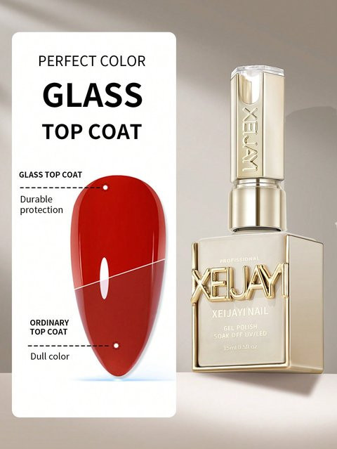 XEIJAYI Gel-Nagellack, durchsichtig, glänzend, 15 ml - Bild 1