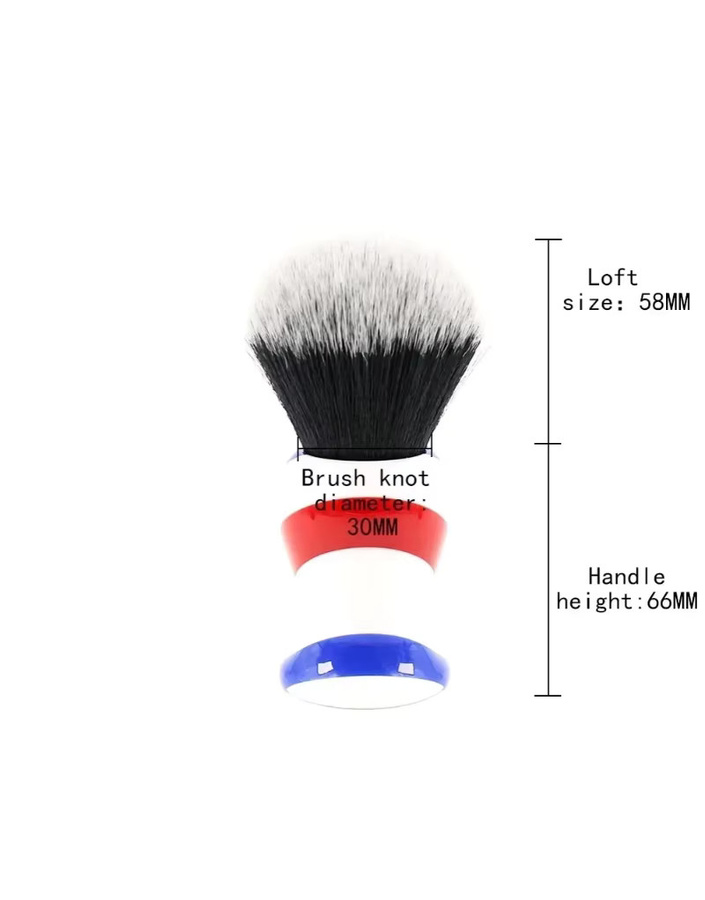 YAQI Monster Barber Pole Rasierpinsel, 30 mm, Unisex - Bild 6
