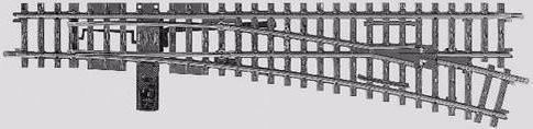 Märklin K-Gleis 22716 Weiche, rechts, 225mm, 1-teiliges Set - Bild 1