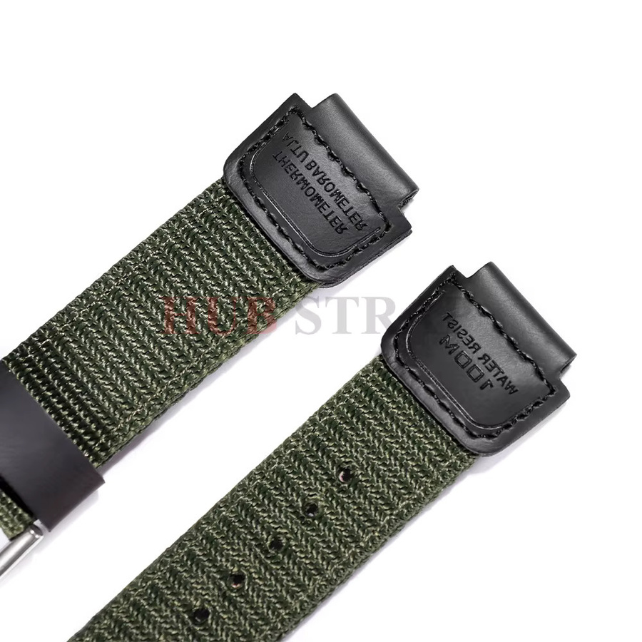 Casio Uhrenarmband Nylon, Schwarz, Sport, Unisex, 18 mm - Bild 3